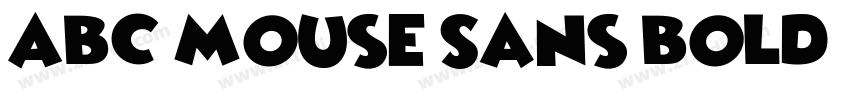 ABC Mouse Sans Bold字体转换